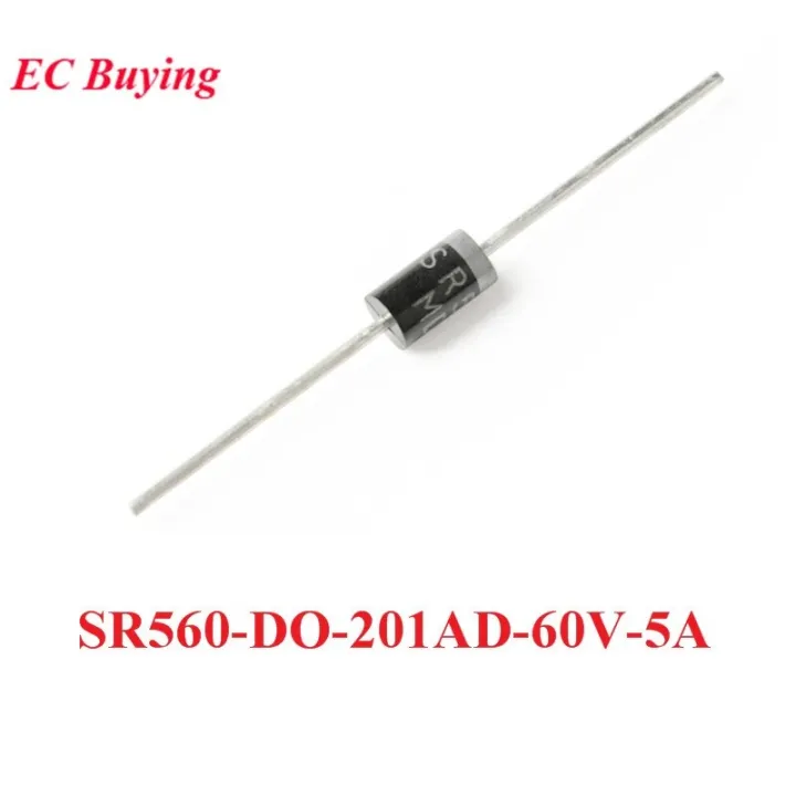 15Pcs%20Diode%20SR560%2060V%205A%20Schottky%20Barrier%20Rectifier%20Diode%20SR%20560%20Silicon%20Junction%20Diode%20DO-27%20Through%20Hole%20Mount%20Package%20-%20Image%203
