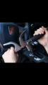 Car steering antitheft lock. 