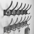 CIFBUY Iron Coat Rack Wall Mount, Thickened Space Aluminum Clothe Hook, Bathroom Sticky Hook Towel Clothe Wall Hanger Towel Rack.