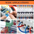 【Limited Quantity】 1800Pcs with Storage Box AWG 22-7 Wire Ferrules Terminals 8 Sizes Ferrule Wire Crimp Connectors Terminal Connector Industrial. 