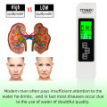 Digital Water Quality Tester,Portable 3 In1 TDS/Temp/EC Meter Tester 0-9990ppm Conductivity Detector Water Quality Monitor Purity Measure Tool for Pool.