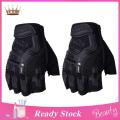 Cycling Mittens Comfortable Adjustable Outdoor Half Finger Bicycle Cycling Gloves - gloves. 