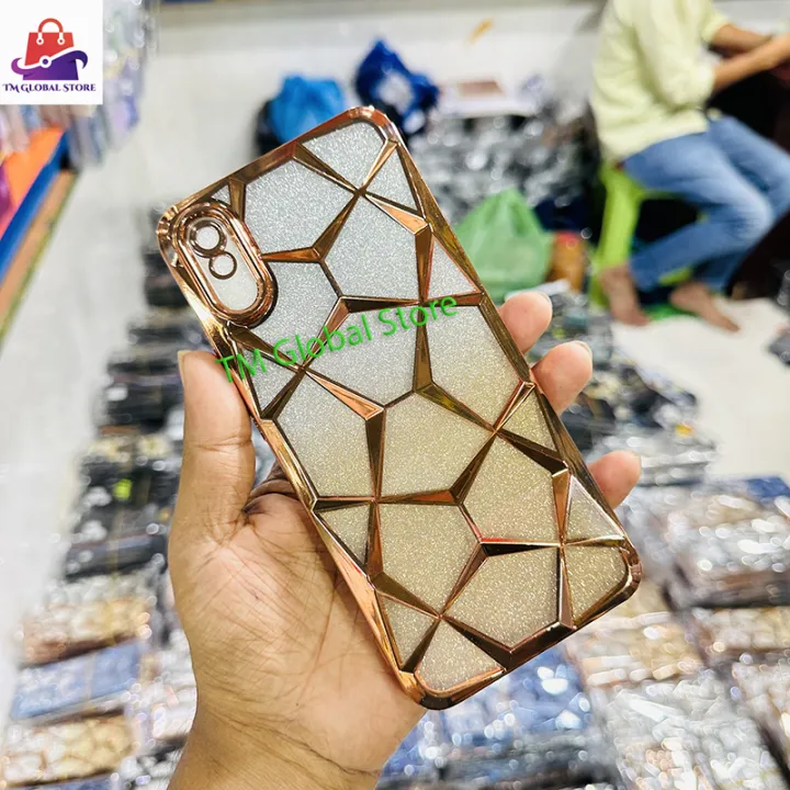 For%20Xiaomi%20Redmi%209A%20Glitter%20Diamond%20Magic%20Mask%20Series%20Protective%20Case%20Back%20Cover%20-%20Image%203