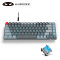 MageGee 75% Mechanical Keyboard, Wired Gaming Keyboard with Blue Switches and Ice Blue Backlit Small Compact 75 Percent Keyboard.