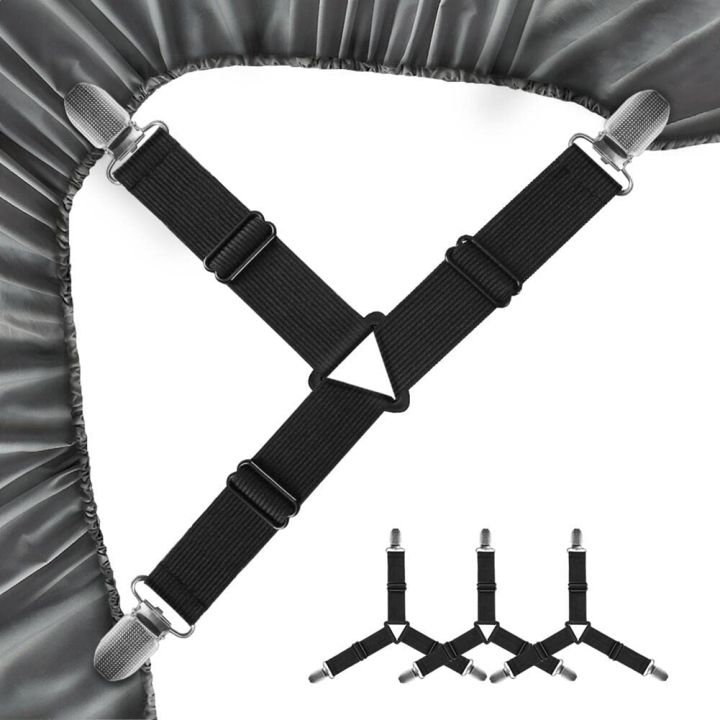 Sheet%20Fastener%20Bed%20Sheet%20Holder%20Strap%20Adjustable%20Elastic%20Fasteners%20with%20Iron%20Clips,Bedsheet%20Holder%20for%20Fitted%20Sheets,Easy%20Install%20-%20Image%208