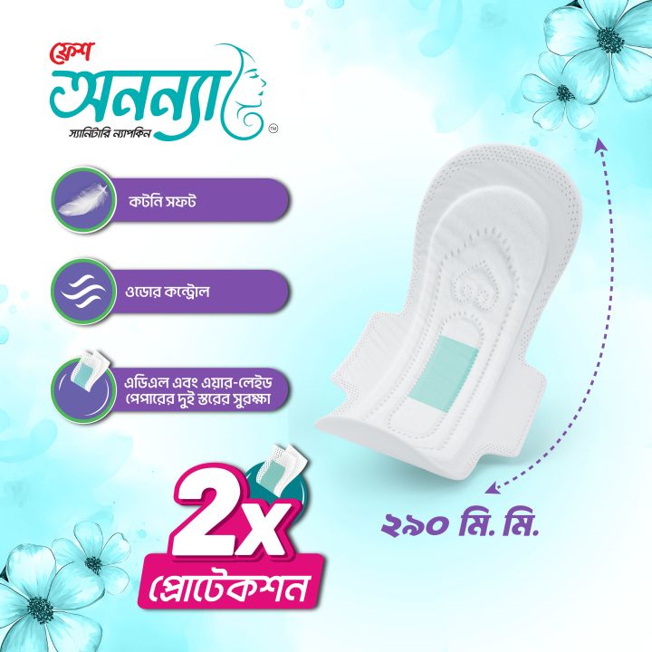 Fresh%20Anonna%20Sanitary%20Napkin%20290%20Wings%20%20Heavy%20Flow15%20Pads%20(Buy%2015%20Pads%20get%208%20Pads%20Free)%20-%20Image%202