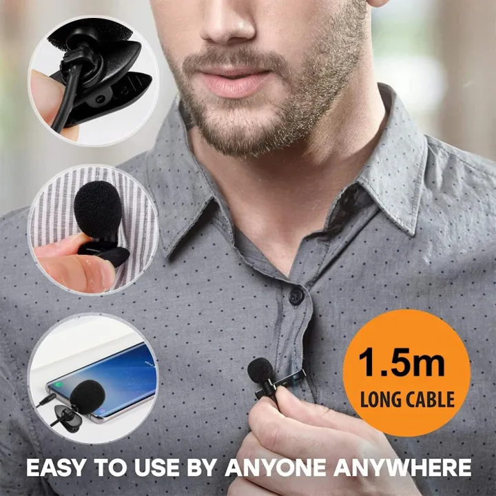 3.5mm%20Mini%20Wired%20Clip-on%20Microphone%20For%20Laptop%20Phone%20Tablet%20PC%20Recording%20Speaker%20Portable%20Noise%20Reduction%20Lavalier%20Microphone%20-%20Image%204