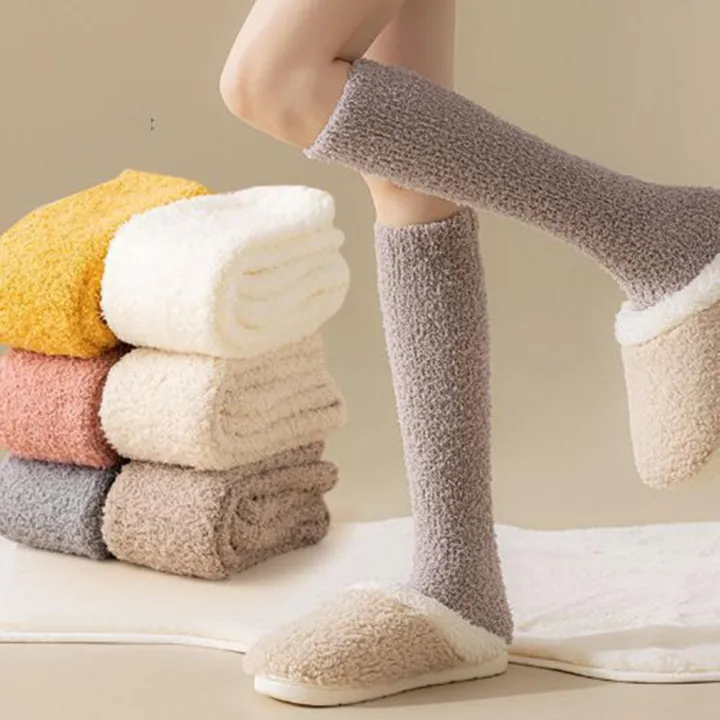 High%20Sock%20Winter%20Warm%20Socks%20Women's%20Plush%20Socks%20Long%20Coral%20Fleece%20Stockings%20Coral%20Fleece%20Calf%20Socks%20Women's%20Coral%20Fleece%20Socks%20Women's%20Long%20Socking%20-%20Image%208