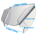Cooking Machine Baffle Kitchen Accessories Oil Powder Splash Universal Pouring Shield.