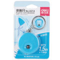 Deli E8214 Plastic Measure Tape with Key Ring. 