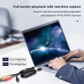 USB Video Capture to Digital Converter USB 2.0 Video Audio Capture Card for TV DVD Support System Easy Install Easy to Use.