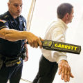 Garrett scanner handheld metal detector. 