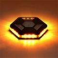 360 Degree Rotating LED Magnetic Warning Light Flashing Rechargeable Yellow White Traffic Safety Flash Car Safety Signal Light. 