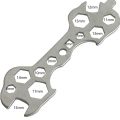 Cycle 13 Spanner Tool with 6 Spoke Cycle Groove Tool for Cycle Repair Tool Combo for Cycle Maintenance Tool. 