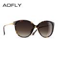 AOFLY BRAND DESIGN 2020 Trending Women Polarized CATEYE Sunglasses Ladies Sun glasses Driving Travel Eyewear Love Temple UV400. 