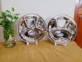 4 SECTION 6 Pcs 13 Inch Large Size PLATE Stainless Steel Divided Plate . heavy Quality Stainless Steel Plate Set..