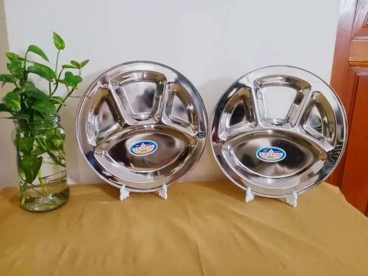 4%20SECTION%206%20Pcs%2013%20Inch%20Large%20Size%20PLATE%20Stainless%20Steel%20Divided%20Plate%20.%20heavy%20Quality%20Stainless%20Steel%20Plate%20Set.%20-%20Image%205