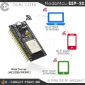 NodeMcu ESP32 ESP32S Wroom 38 Pin Big Size Version Built-in WIFI + BLUETOOTH Module Dual Core 32BIT, 240MHZ for Robotics, IOT, DIY Electronic. Alternative of Arduino and Raspberry pi.. 