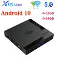 X96 mate set-top box smart HD player TV box Android 10.0 tv box dual-band wifi X96 Mate 6K Media Player PK H96 MAX TX6S. 
