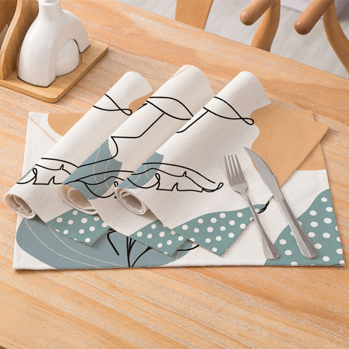 Minimalist%20Morandi%20Style%20Waterproof%20Linen%20Tableware%20Mat%20Anti%20Scalding%20Thermal%20Insulation%20Rectangle%20Dinner%20Table%20Placemats%20Design%20-%20Image%203