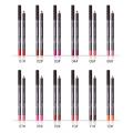 6 12Pcs/Set Waterproof Pencil Lipstick Set Pen Matte Lip Liner Long Lasting Makeup Pens Easy to Wear Non-stick Cup карандаш для. 