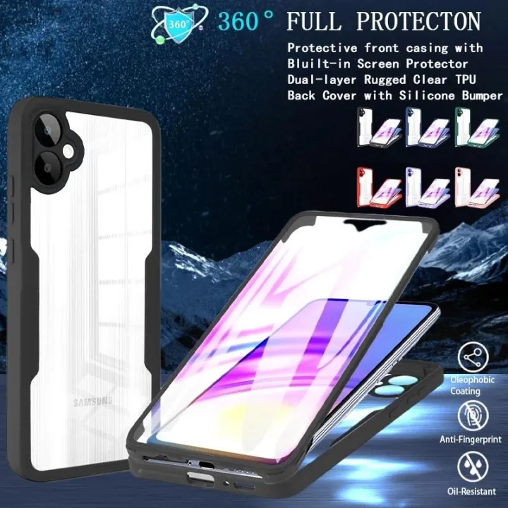 Phone%20case%20Samsung%20Galaxy%20A05%20A05S%20A15%20A25%20A35%20A55%20Transparent%20Protector%20with%20Mobile%20phone%20Film%20Cover%20Double%20Protect%20shield%20Full%20Cover%20Armor%20Cover%20cases%20-%20Image%204