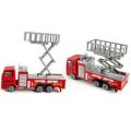 【The road to happiness Store】1PC Fire Engine Truck Toy Safety Car Boy Vehicles Juguetes Truck Sam Truck Fireman Fire Truck Car Toys Kids. 