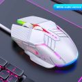 Ergonomic Wired Gaming Mouse USB Mouse Gaming RGB Mause Gamer Mouse 6 Button LED Silent Mice for PC Laptop Computer.