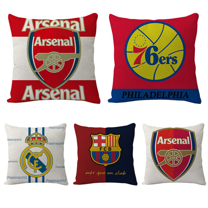 45*45cm%20European%20Football%20Team%20Logo%20Cushion%20Cover%20Pillowcase%20Cotton%20Pillow%20Cover%20-%20Image%203