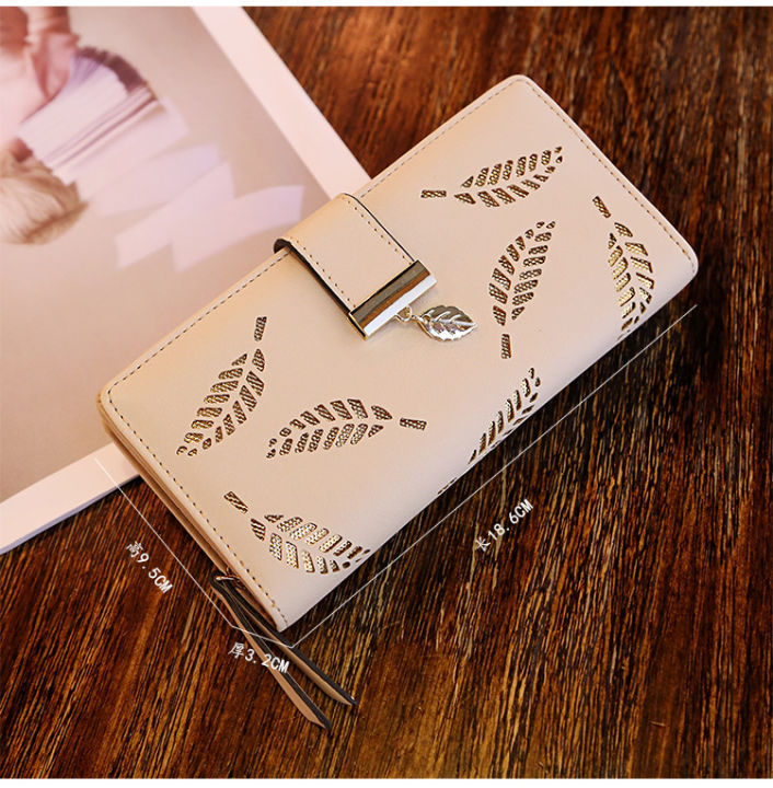Women's%20Wallet%20high%20quality%20material%20Long%20lasting%20use%20Fashionable%20Clutch%20Bag%20Hollow%20Leaves%20Zipper%20Buckle%20Wallet%20Women's%20Bag%20-%20Image%206