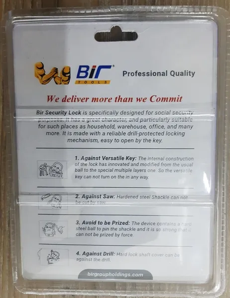 Bir%20High%20Security%2050%20mm%20Pad%20Lock%20with%20brass%20cylinder/Bir%20Pad%20lock/%20Heavy%20Duty%20Pad%20lock%20-%20Image%204