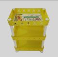 Multi functional 3 Layer Size 14" 6" by 10 " Plastic Kitchen Bathroom Shelf Organizer Storage Baby Top Mini Rack - (1 Piece).