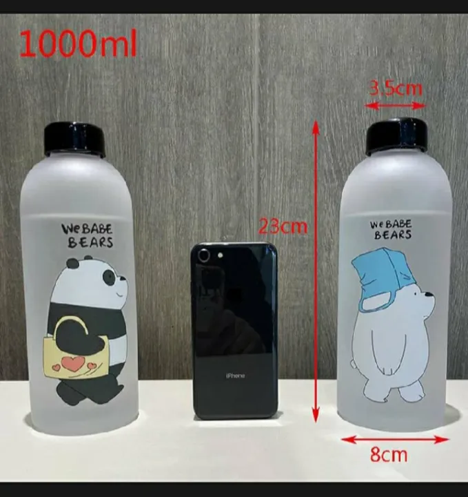 Panda%20Transparent%20Water%20Bottles%20With%20Straw%20Frosted%20Protein%20Shaker%20Kawaii%20Large%20Capacity%20Drinking%20Utensils%201L%20-%20Image%203