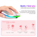 Wireless Mouse RGB Rechargeable Bluetooth Mouse 2.4G Silent Mause Ergonomic Mini Mouse USB Optical Mice For PC laptop Computer. 