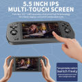 Powkiddy X28 Android Handheld Game Console 5.5 Inch Touch HD Screen 5000mAh WIFI Handheld Retro Game Console Gaming Device.