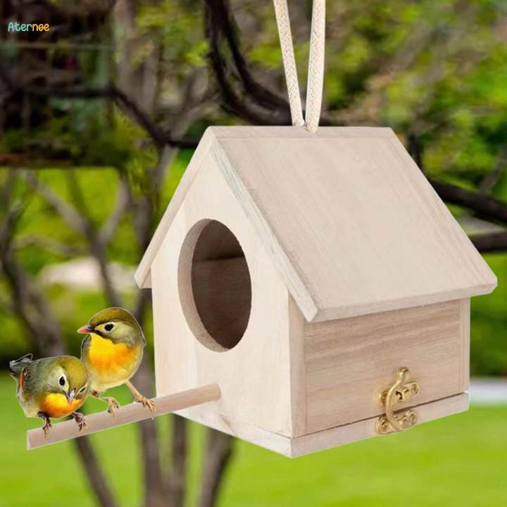 Bird House Hanging Birdhouse for Window Outside Outdoor Bird Viewing