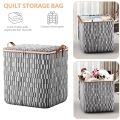 100/140/180L Quilt Storage Box Waterproof Clothes Storage Bags Large Capacity Wardrobe Organizers Space Saving for Clothes Quilt.