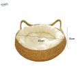 Cat Bed Basket Washable Cat House for Large Cats Small Dogs Kitten White Pillow 43x14cm.