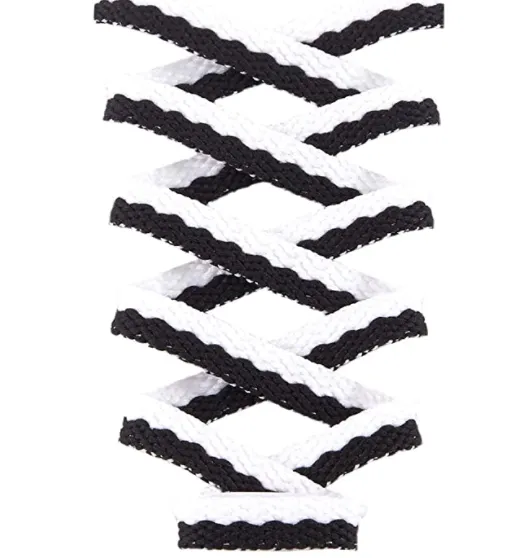 Flat%20Color%20Two-Color%20Stitching%20Shoe%20Laces%20Lace%20Up%20Sneakers%20Skateboard%20Boots%20Sports%20Shoelaces%201%20pair%20-%20Image%203
