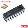 1ps CD1517CP CD1517 Stereo Audio Amplifier IC 6x6 Watt DIP-18 Package. 