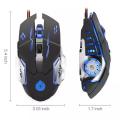 Gaming Mouse G11 Wired Adjustable DPI Lighting RGB.