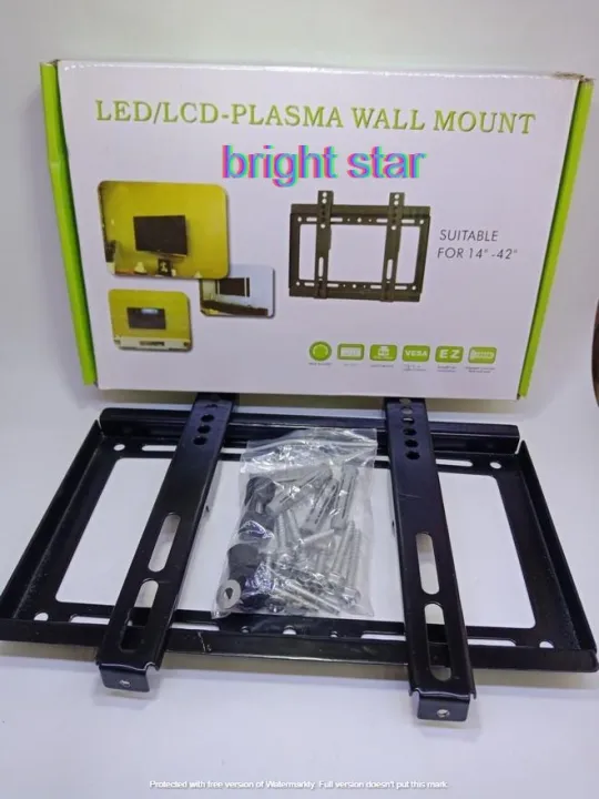 Universal%2014-%2042%20Inch%20Adjustable%20TV%20Wall%20Mount%20Bracket%20Stand%20Flat%20Panel%20TV%20Frame%20-%20Black%20-%20Image%203