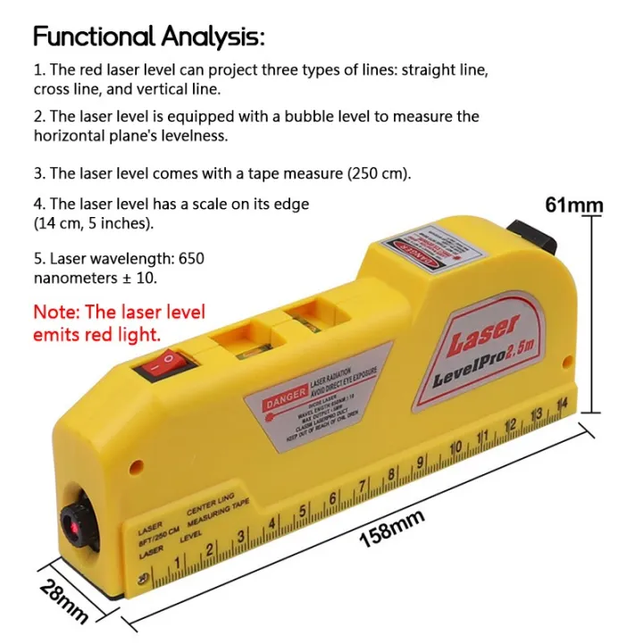 Poruis%20Laser%20Ruler%20Measuring%20Tool%20Horizontal%20Ruler%20Woodworking%20Tape%20Measure%20Marking%20Ruler%20-%20Image%202