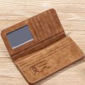 New Men's Wallet Long Wallet Men's Retro Style Men Large Capacity Wallet Bag Luxury Design Men Multi Card Wallet. 