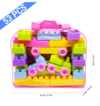 53 Pcs Educational Building Blocks Train Blocks Set For Kids.