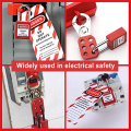 1 Pair Electrical Lockout Tagout Kit Plastic for Great Addition to Machinery, Electrical Equipment, Industrial Work, and More.. 