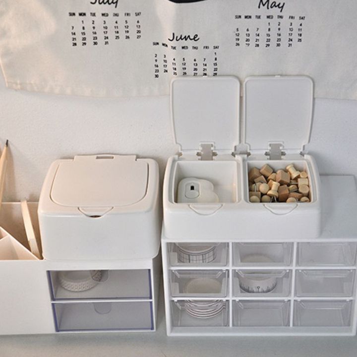 Women%20Girls%20Cute%20Desktop%20Storage%20Case%20With%20Cover%20Dust-Proof%20Small%20Item%20Case%20Stationery%20Organizer%20Button%20Storage%20Box%20Mini%20Jewelry%20Storage%20Box%20-%20Image%208