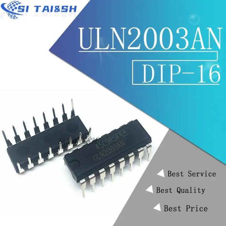 10PCS ULN2003AN DIP16 ULN2003A DIP-16 ULN2003 ULN2003APG DIP new and original IC