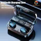 M10 TWS Earbuds with LED Digital Display, CVC8.0 Noise Reduction, Stereo Sound with Charging Box. 