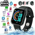 Smart Watch Y68+ Waterproof Bluetooth Sport Smart Watch, Fitness Wristband Men Pedometer Smart Band Bracelet - Watch For Men.